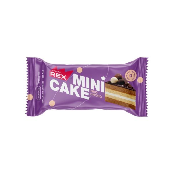 Protein Rex Mini Cake 40 grams (Тортик со вкусом три шоколада)