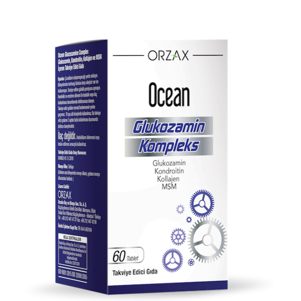 Orzax Ocean Glucosamine complex 60 tablets