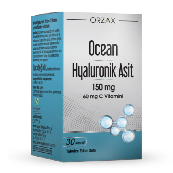 Orzax Ocean Hyaluronic acid 150 mg 30 capsules Срок 30.11.2025
