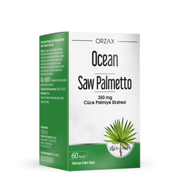 Orzax Ocean Saw Palmetto 350 mg 60 capsules