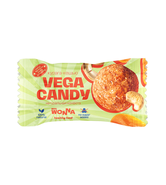 Mrs.Wonna VEGACANDY 30 grams (Курага - кешью)
