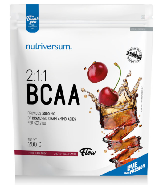 Nutriversum BCAA 2:1:1 200 grams (Вишня - кола)
