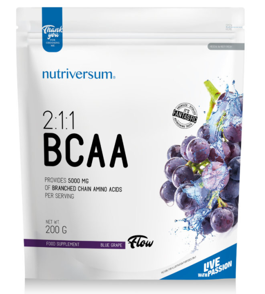 Nutriversum BCAA 2:1:1 200 grams (Виноград)