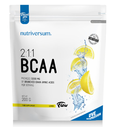 Nutriversum BCAA 2:1:1 200 grams (Лимон)