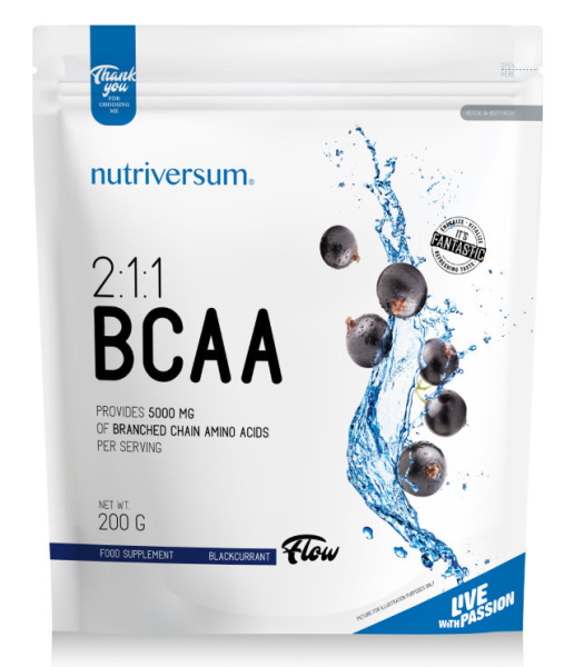 Nutriversum BCAA 2:1:1 200 grams (Черная смородина)