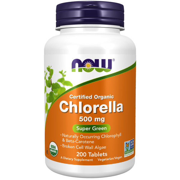 NOW Chlorella 500 mg 200 tablets