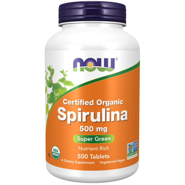 NOW Spirulina 500 mg 500 tablets