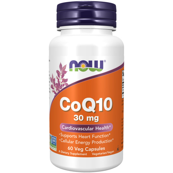 NOW CoQ10 30 mg 60 veg capsules