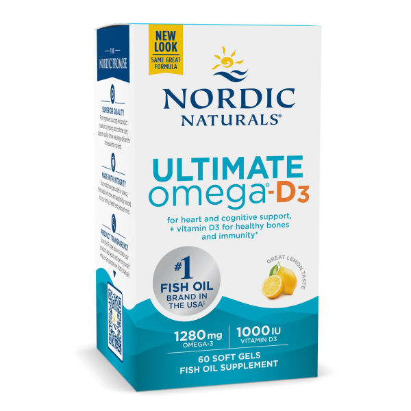 Nordic Naturals Ultimate Omega - D3 60 softgels