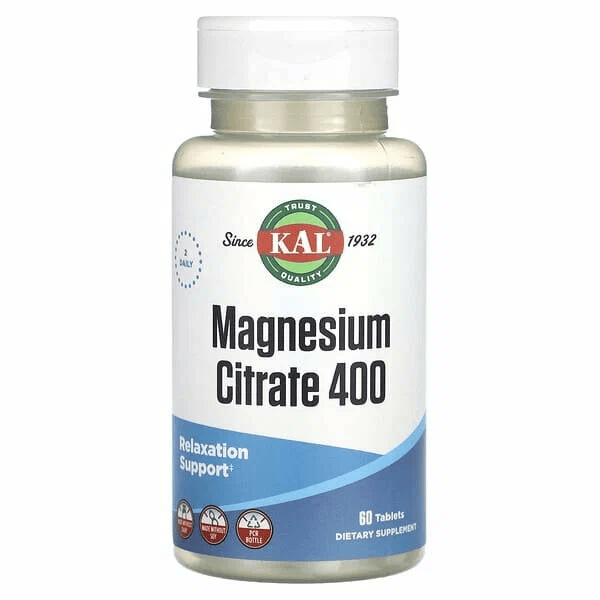 KAL Magnesium Citrate 400 mg 60 tablets