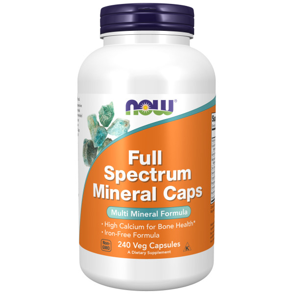 NOW Full Spectrum Mineral Caps 240 veg capsules