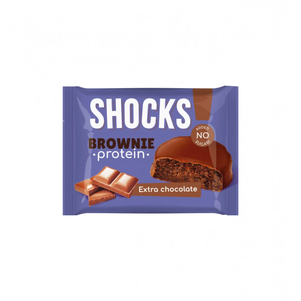 FitnesShock SHOCKS Brownie 50 grams (Шоколадный)