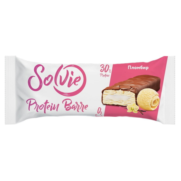 Solvie Protein Barre 50 grams (Пломбир)