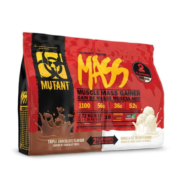 Mutant Mass 2720 gr DOY 2 flavours (Тройной шоколад / Ванильное мороженое)