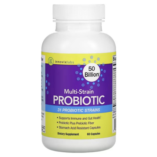 InnovixLabs Multi - Strain Probiotic 50 billion 60 capsules