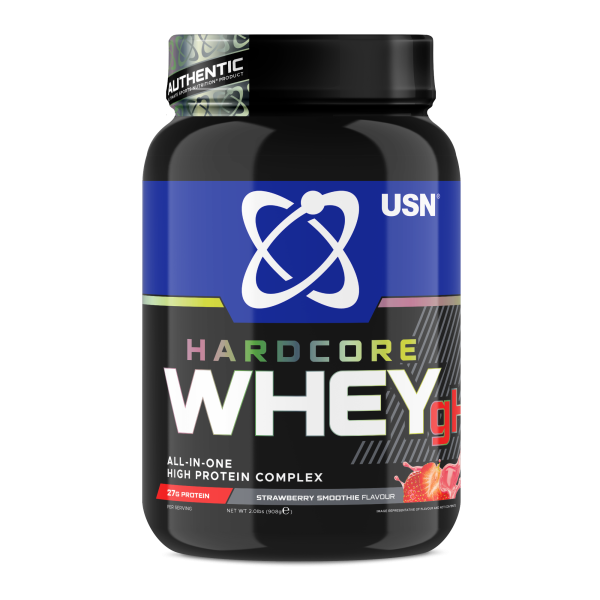 USN Hardcore Whey 908 grams (Клубника)