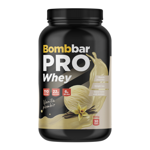 Bombbar PRO Whey 900 grams (Ванильно - сливочный пломбир)