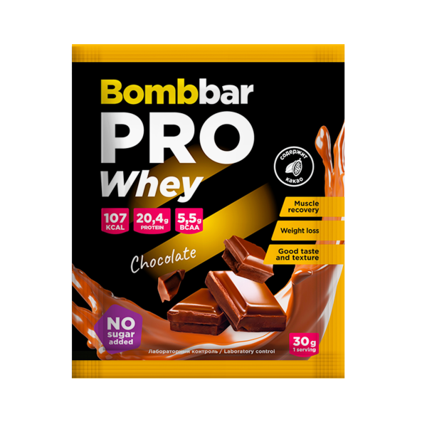 Bombbar Whey Protein 30 grams (Шоколадный)