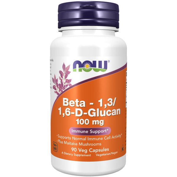 NOW Beta - 1,3/1,6-D - glucan 100 mg 90 veg capsules