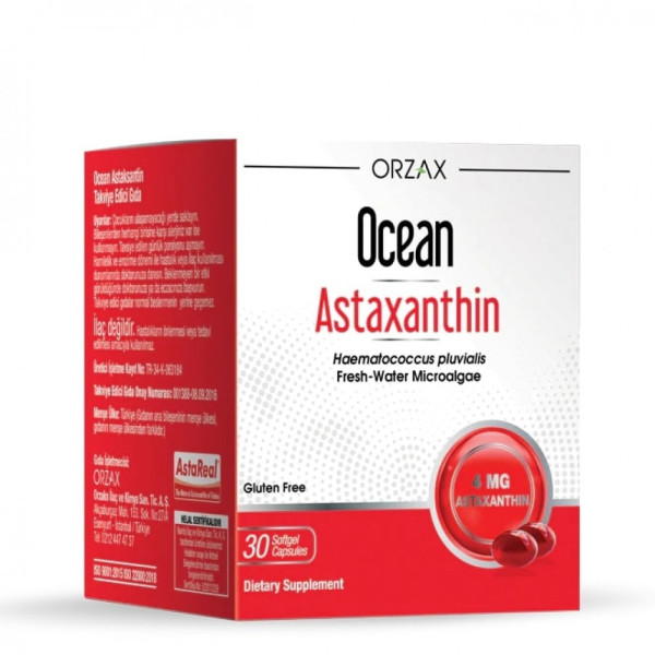 Orzax Ocean Astaxanthin 30 softgels