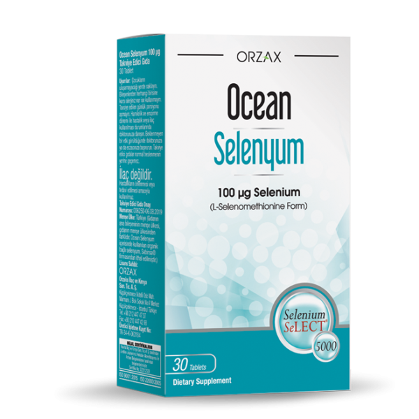 Orzax Ocean Selenyum 200 mcg 60 tablets