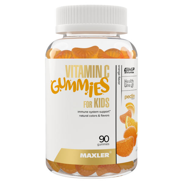 Maxler Vitamin C for Kids 90 gummies (Апельсин)