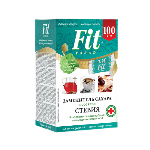 Fit Parad Заменитель сахара №10 50 гр 100 стиков
