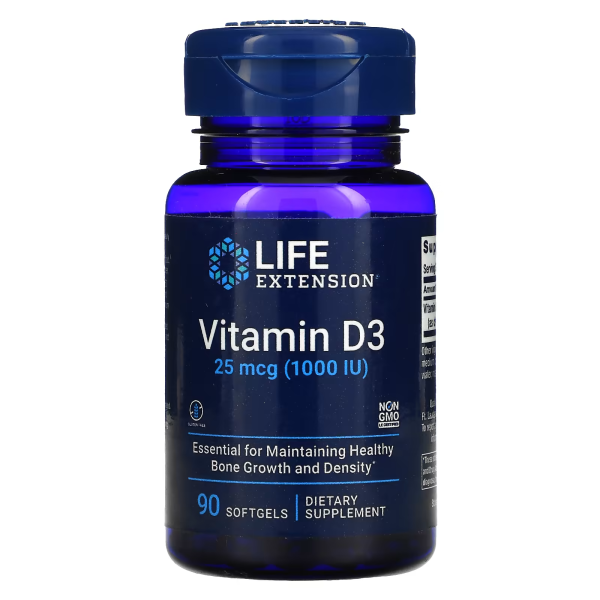 Life Extension Vitamin D3 1000 ME 90 softgels