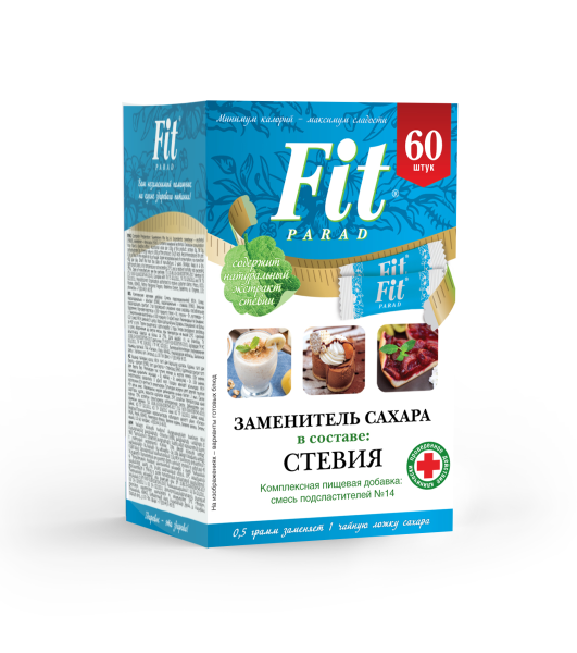 Fit Parad Заменитель сахара №14 30 гр 60 стиков