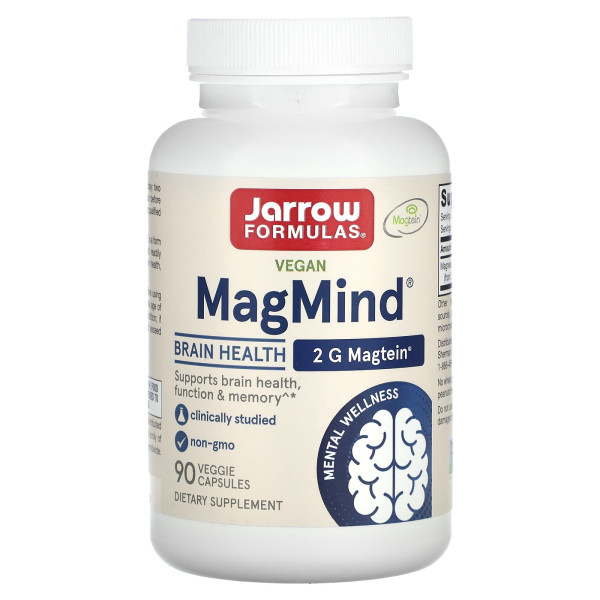 Jarrow Formulas MagMind 90 veg capsules Срок 30.09.2025