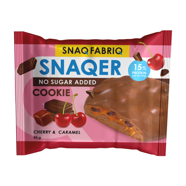 Snaq Fabriq Snaqer Cookie 45 grams (Вишня и карамель)