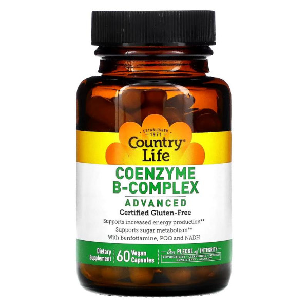 Country Life Coenzyme B-complex 60 veg capsules