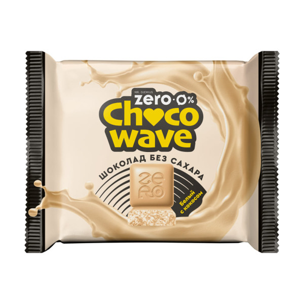Mr. Djemius Chocowave 60 grams (Шоколад белый с кокосом)