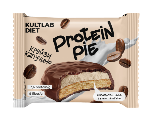 Kultlab Protein Pie 60 grams (Крейзи капучино)