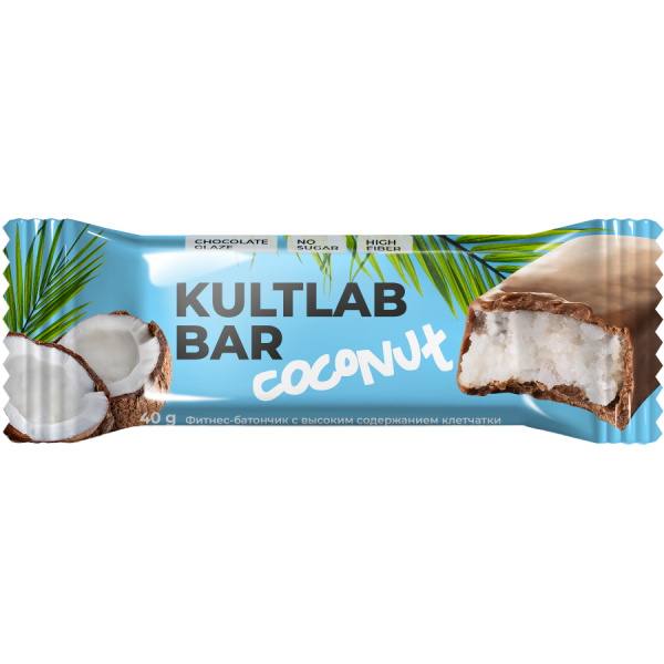 Kultlab Coconut 40 grams (Молочный шоколад)