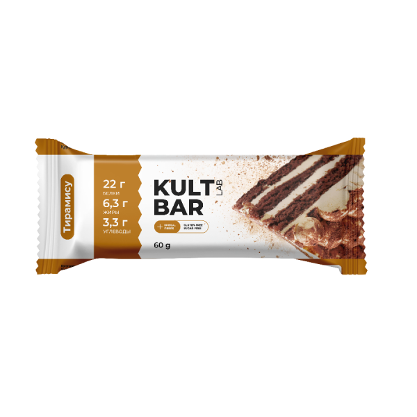 Kultlab Kult Bar 60 grams (Тирамису)