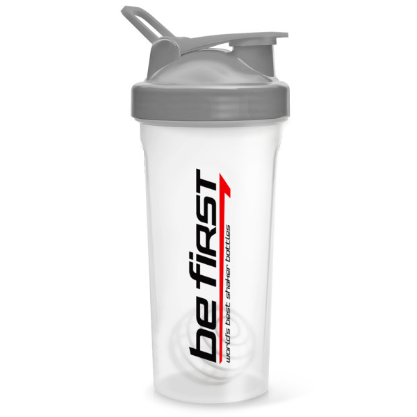 Be First Шейкер с шариком и держателем 600 мл (Серая крышка)