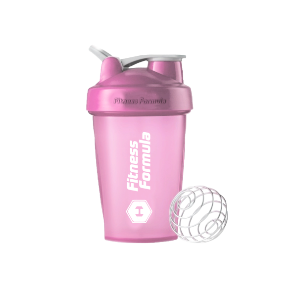 Fitness Formula Шейкер с фирменной гравировкой 500 мл (Розовый)