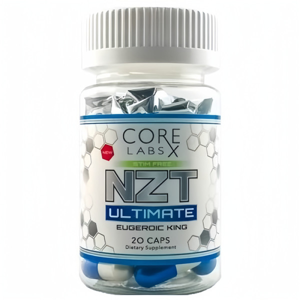Core Labs NZT Ultimate Eugeroic King Stim Free 20 capsules
