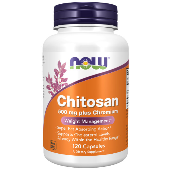 NOW Chitosan Plus 500 mg 120 capsules