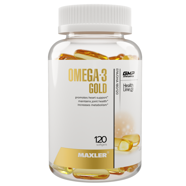 Maxler Omega-3 Gold TG 120 softgels