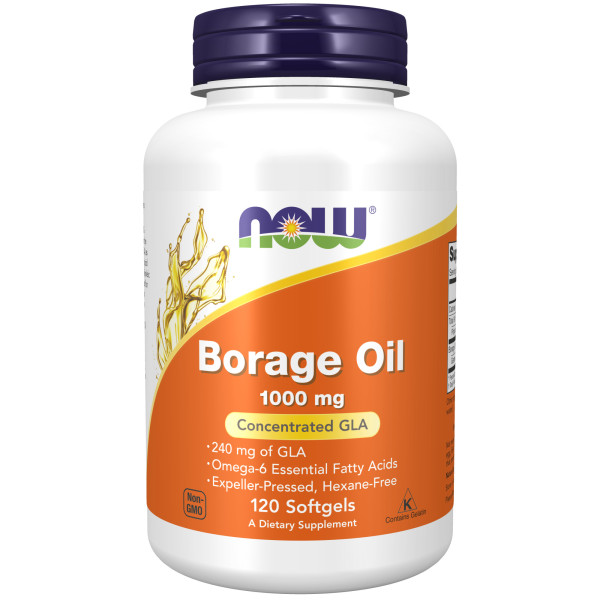 NOW Borage Oil 1000 mg 120 softgels