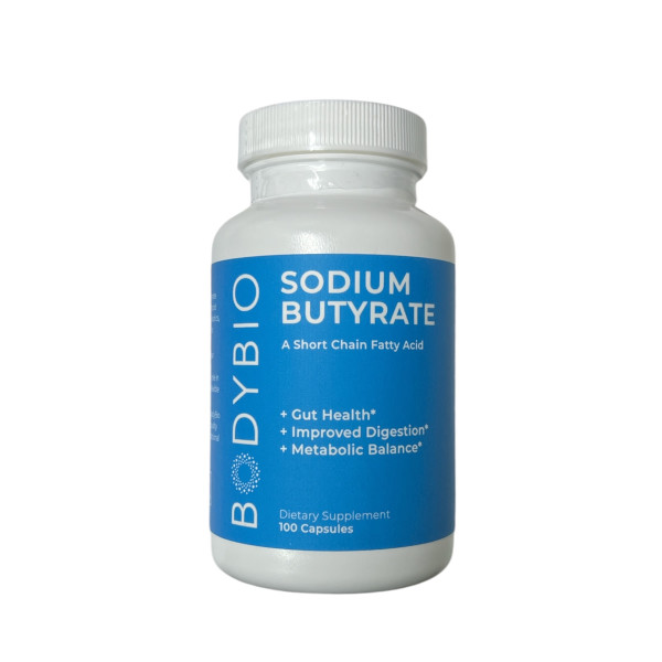 BodyBio Sodium Butyrate 100 capsules
