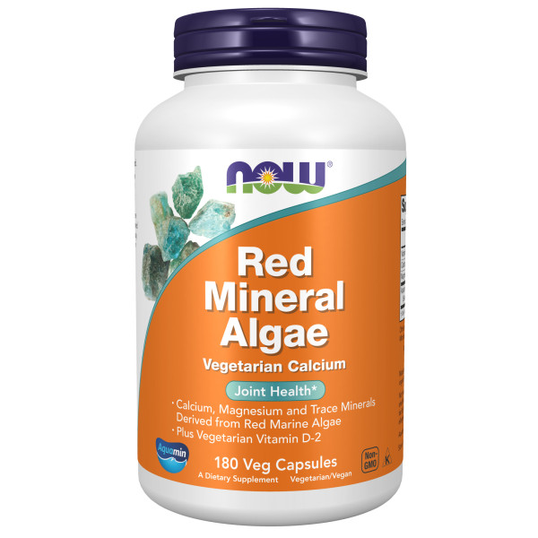 NOW Red mineral algae 180 veg capsules