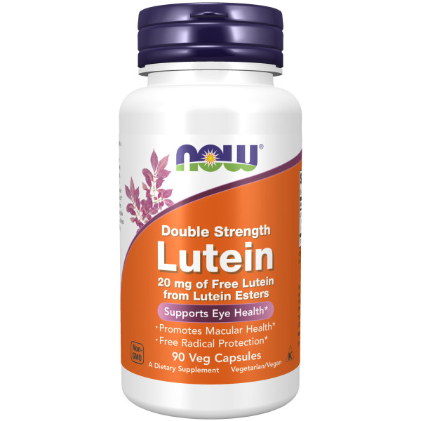 NOW Lutein 20 mg 90 veg capsules
