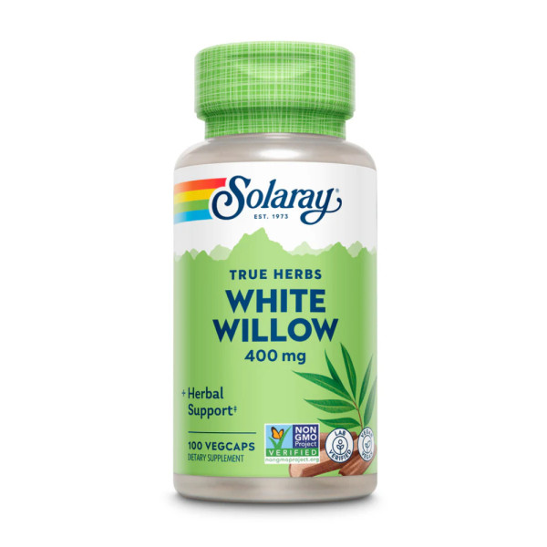 Solaray White Willow 400 mg 100 veg capsules