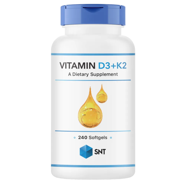 SNT Vitamin D3 + K2 2000 ME / 45 mcg 240 softgels