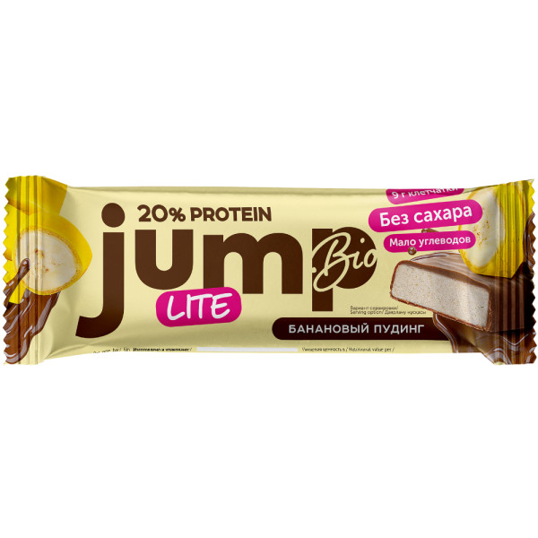 Jump Bio Lite батончик 40 grams (Банановый пудинг)