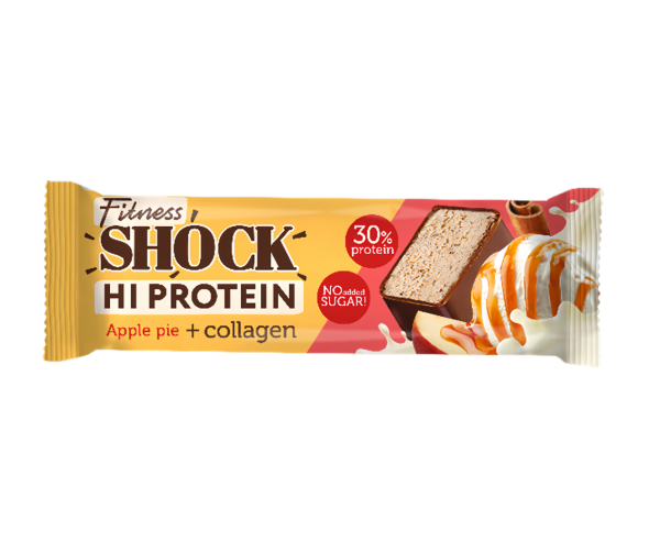 FitnesShock Hi protein 40 grams (Яблоко-корица)