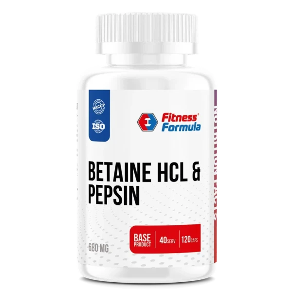 Fitness Formula Betaine HCL & Pepsin 680 mg 120 capsules